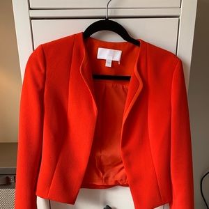 Hugo Boss Orange Cropped Blazer sz 2